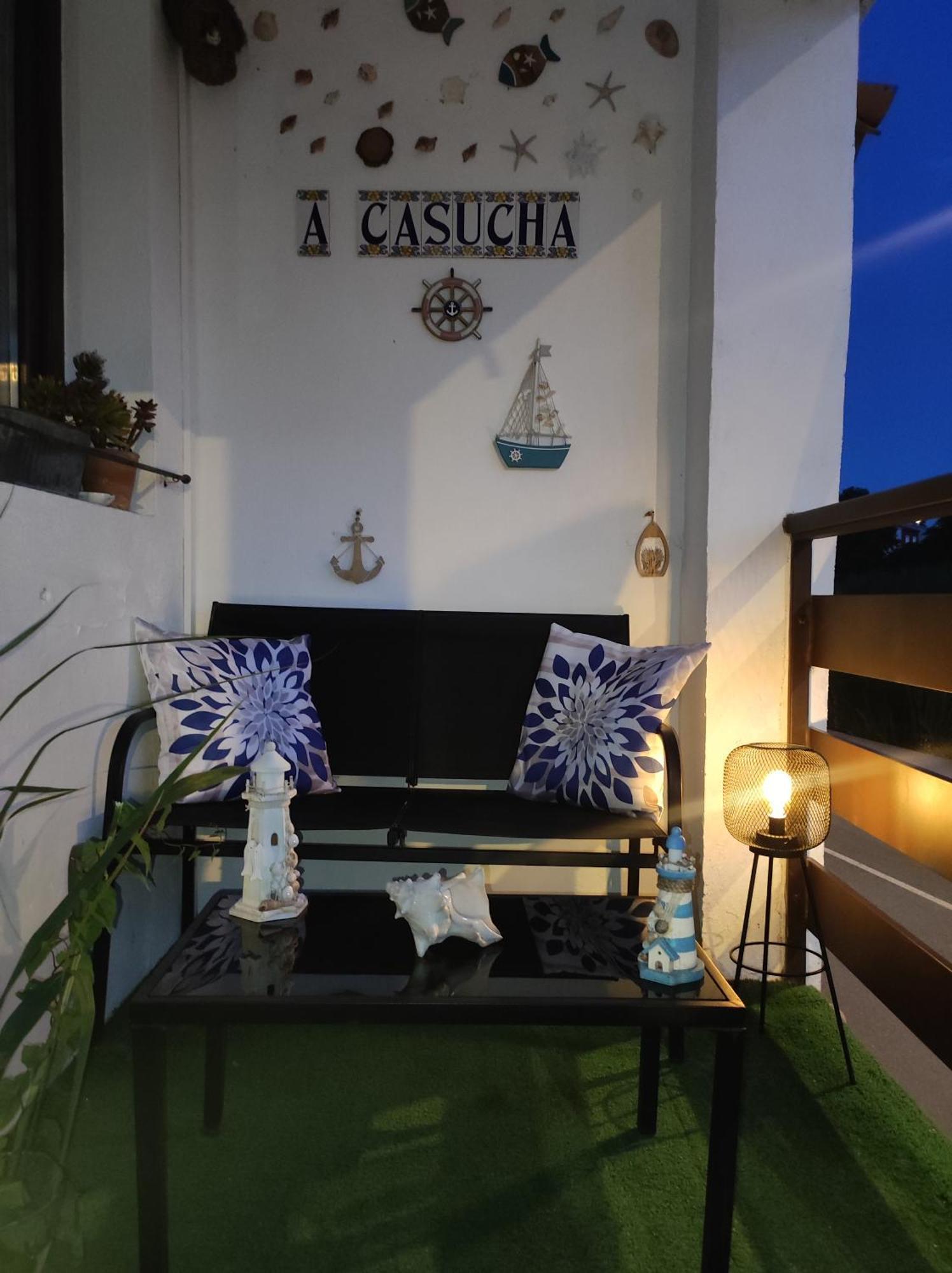 הוילה וילאגרסיה דה ארוסה La Casucha Junto Al Mar מראה חיצוני תמונה
