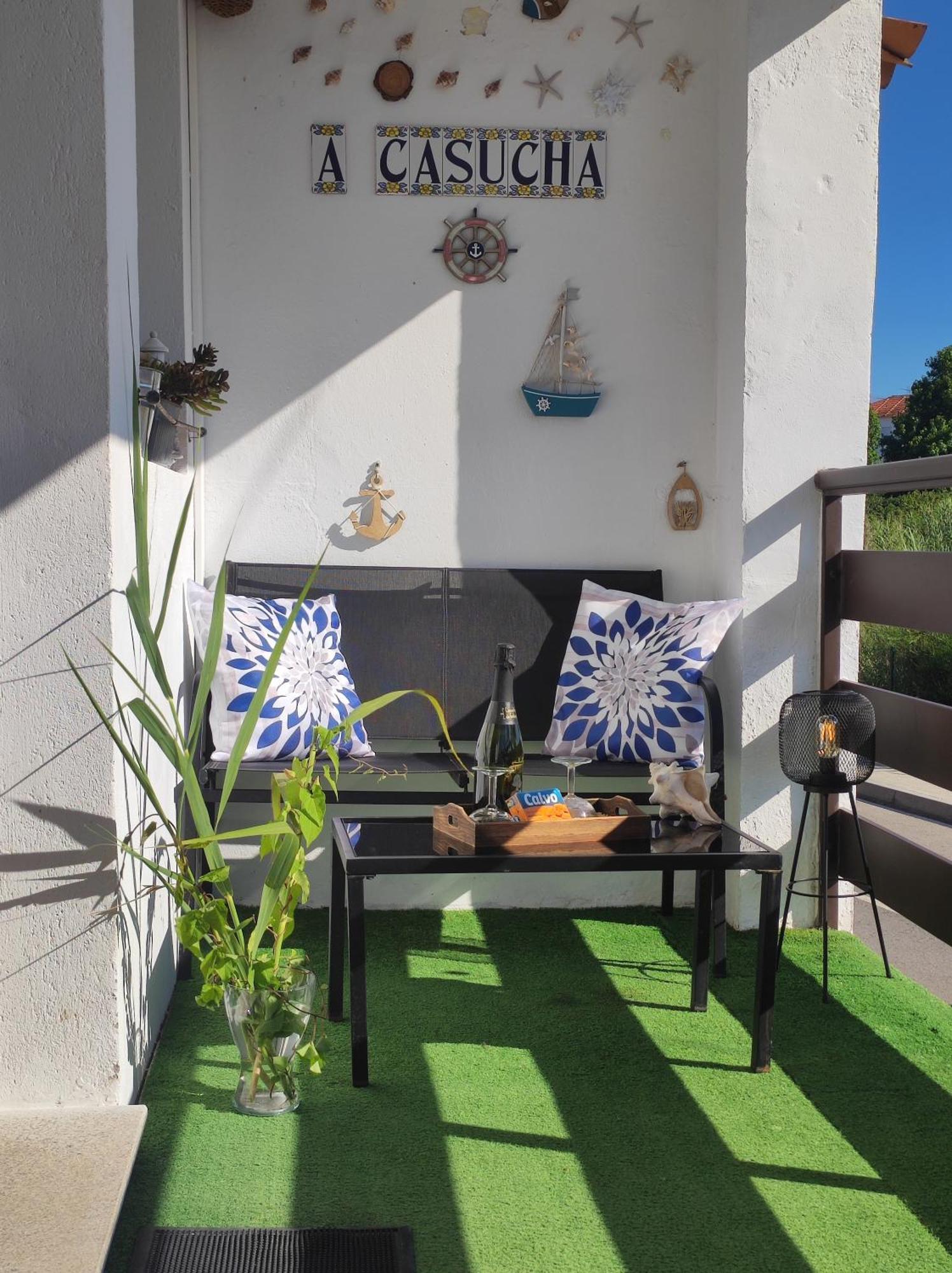 הוילה וילאגרסיה דה ארוסה La Casucha Junto Al Mar מראה חיצוני תמונה